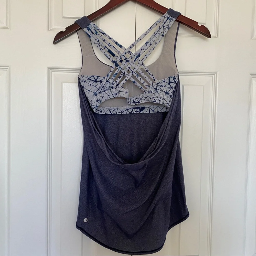 Lululemon Wild Tank Heathered Deep Navy